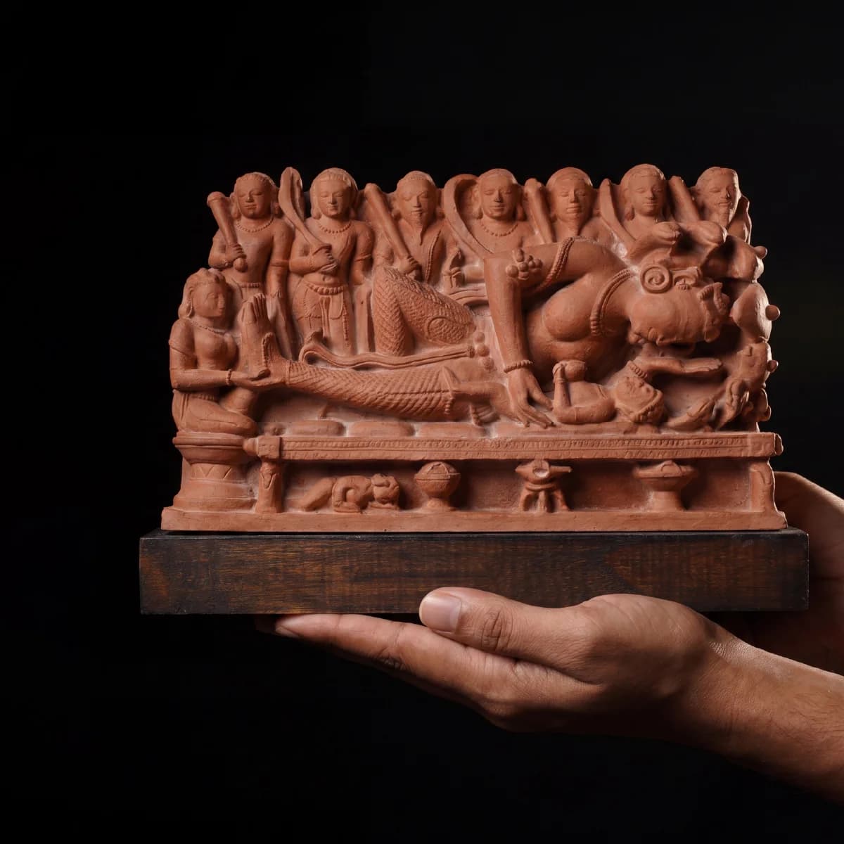 Krishna's Birth Sculpture | 10th Century Rare Janmashtami Hindu Temple Art Museum Replica
