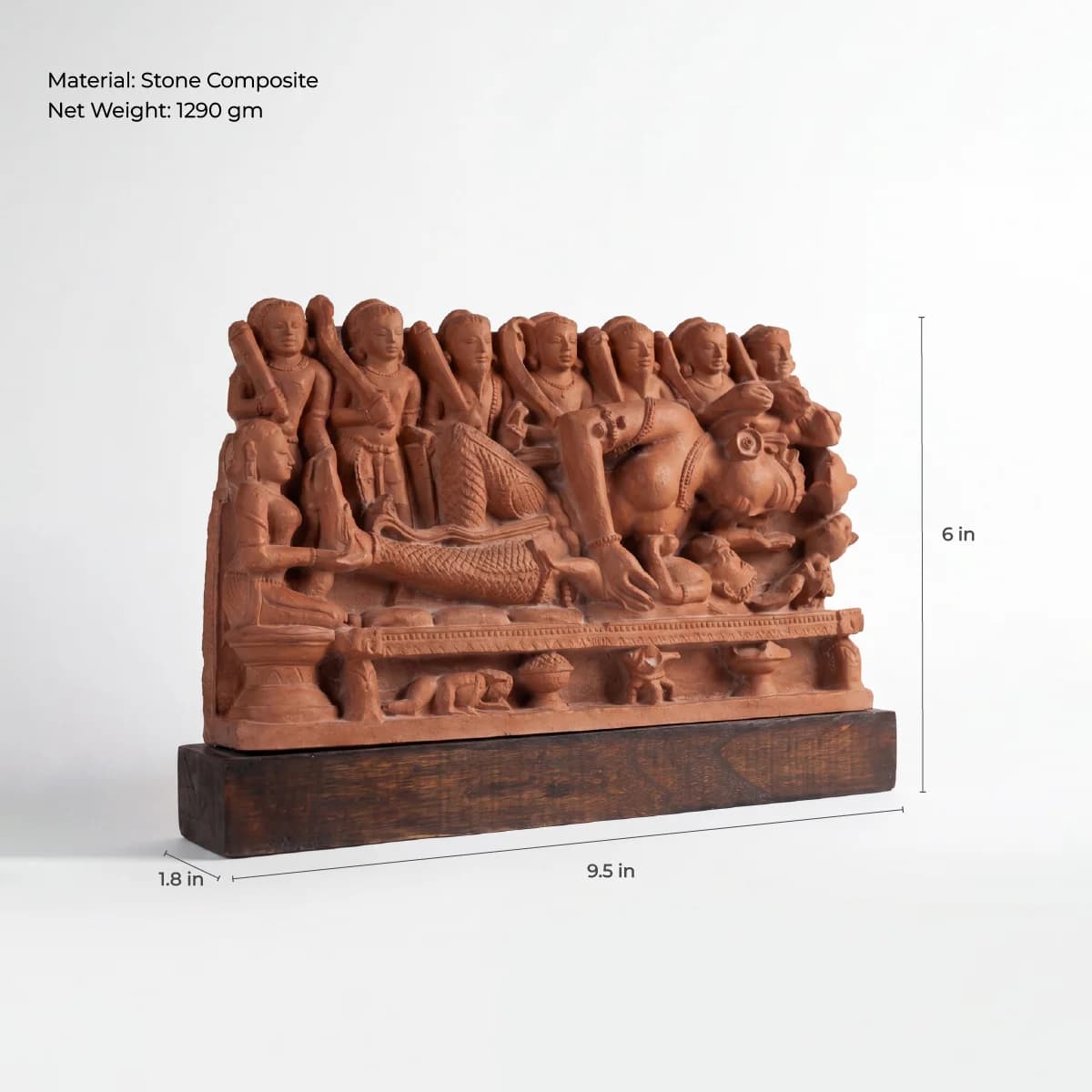 Krishna's Birth Sculpture | 10th Century Rare Janmashtami Hindu Temple Art Museum Replica