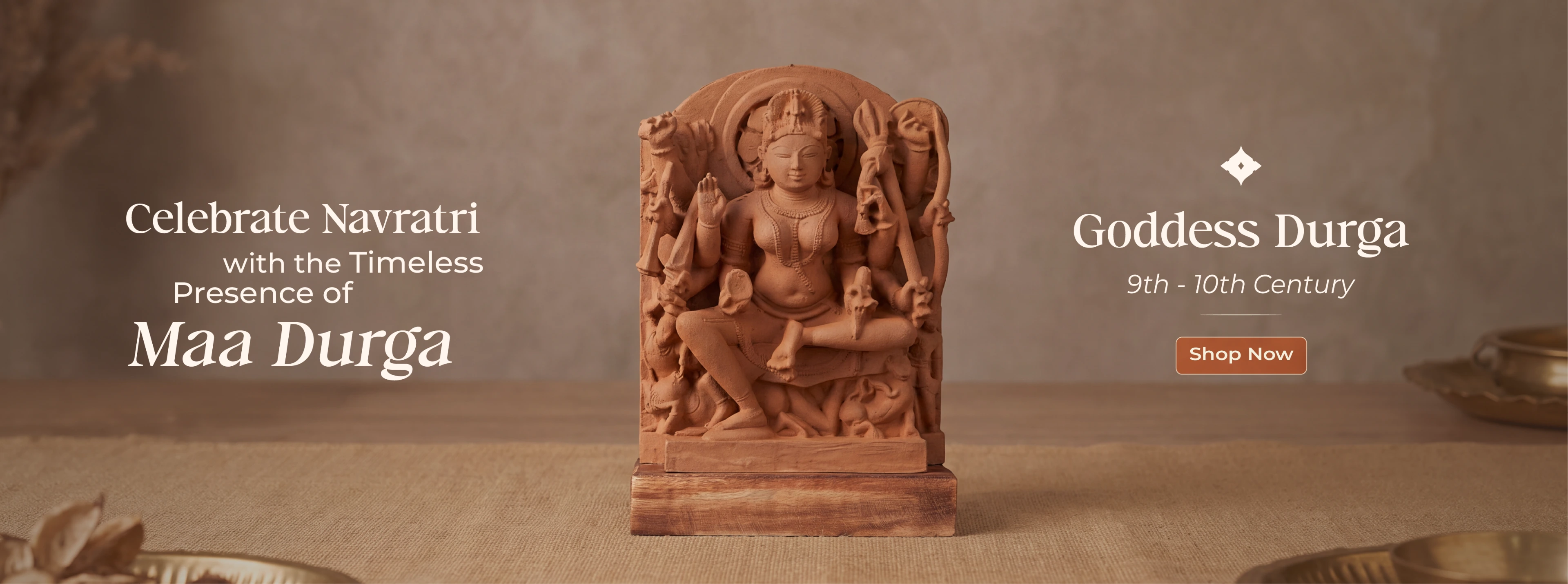 Goddess Durga Sculpture | Naraingarh, 9th–10th Century CE