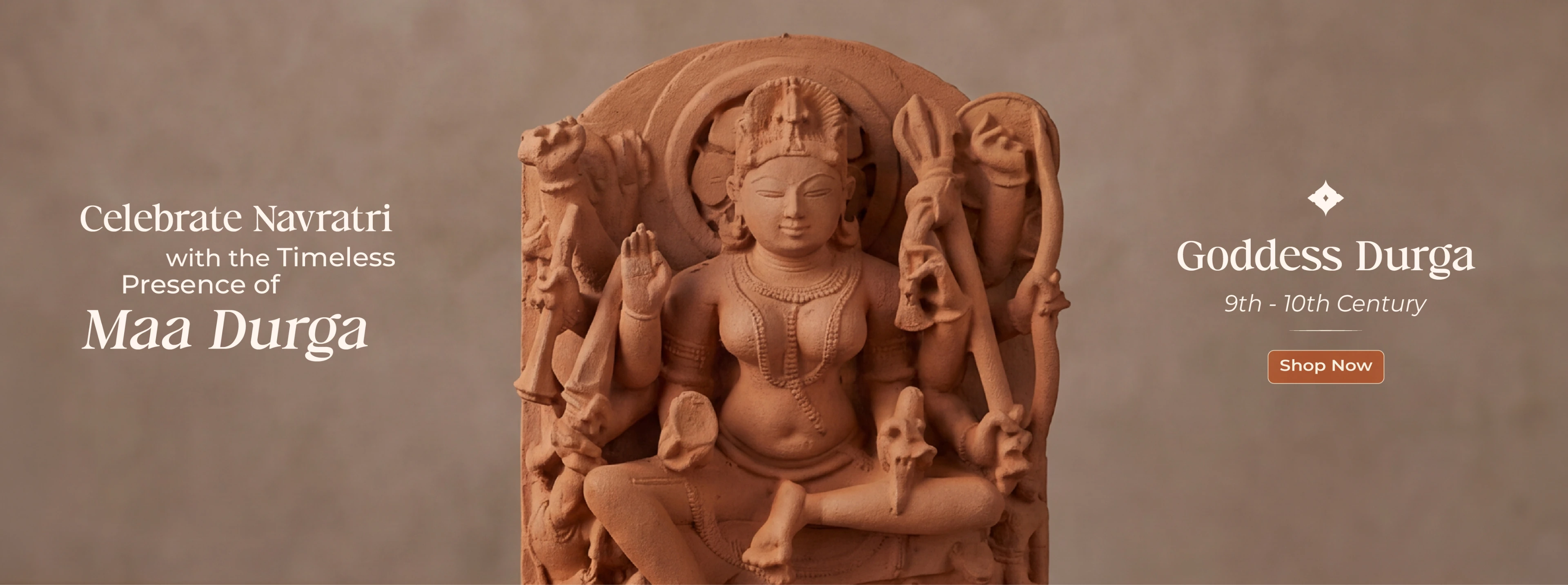 Goddess Durga Sculpture | Naraingarh, 9th–10th Century CE