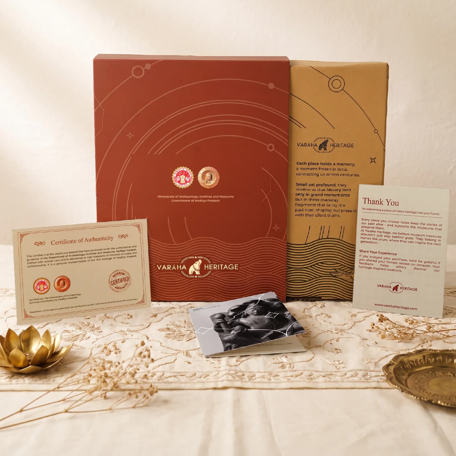 The Dhan Kuber Statue for Home & Vastu comes in premium branded packaging with a certificate of authenticity included.